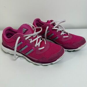 Adidas Adiprene+ Running Shoes Women Size 9 Pink Silver G49865 Athletic Sneakers